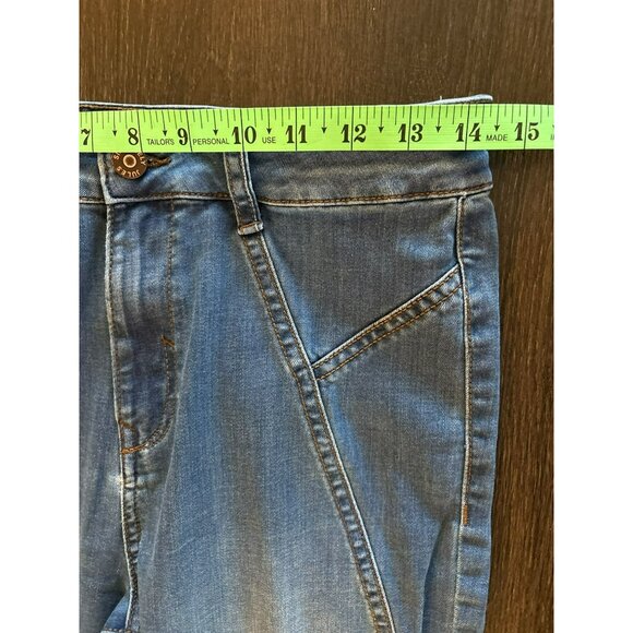 Sincerely Jules Wide Leg High-Rise Distressed Denim Jeans Size 9/29 - Picture 4 of 6